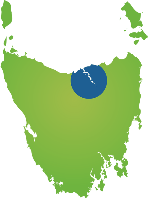 Launceston Region Map